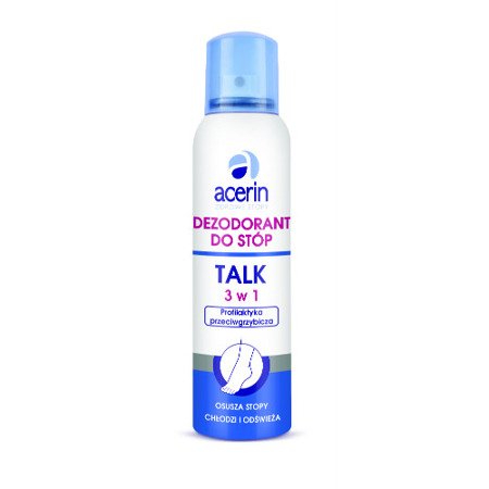 Acerin Talk 3 w 1 - dezodorant do stóp, 150 ml.