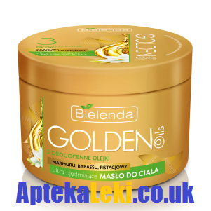 Bielenda - Golden Oils - MASŁO do ciała ultra ujędrniające, 200 ml.