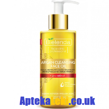 Bielenda - Skin Clinic Professional -  Argan Cleansing Face Oil + Pro Retinol, 140 ml.