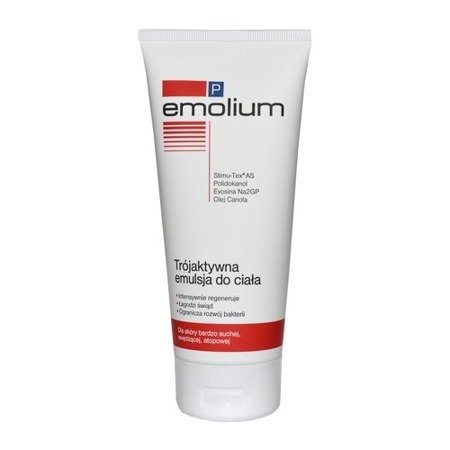 Emolium A-topic - trójaktywna emulsja do ciała, 200 ml.