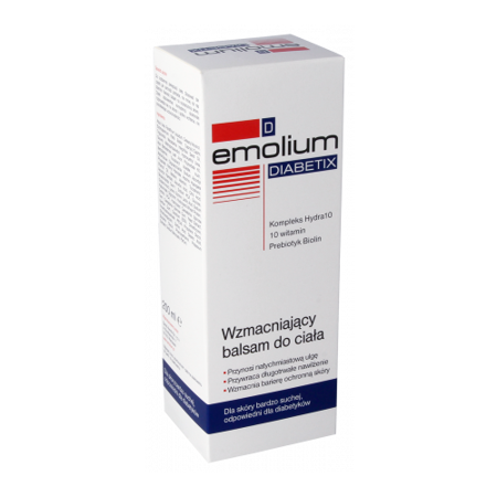 Emolium D - DIABETIX - Wzmacniający balsam do ciała, 200 ml.
