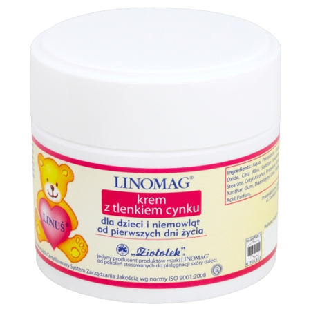 Linomag - KREM z tlenkiem cynku, 50 ml.(Ziołolek)