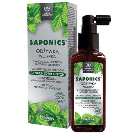 Saponics - KOMPLEKS odżywczy do skóry głowy i bardzo delikatnych włosów, 100 ml.